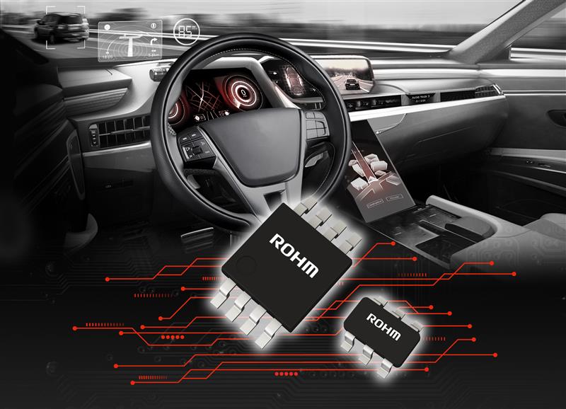 ROHM推出支持负电压和高电压（40V80V）的高精度电流检测放大器(图1)